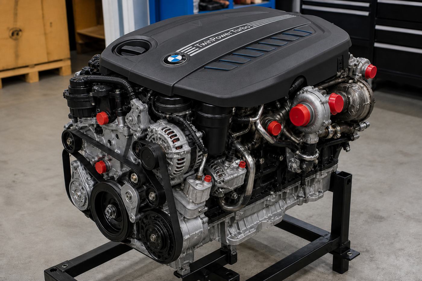 N57 diesel six three-quarter view